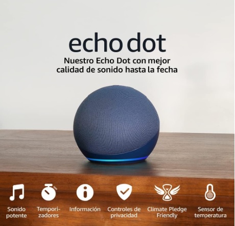 Asistente de voz Amazon Echo Dot