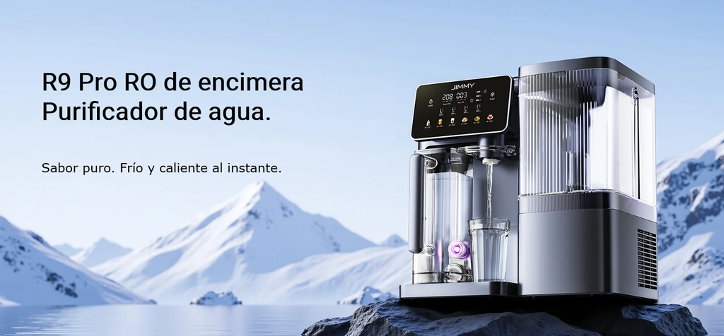 osmosis purificador de agua Jimmy R9 PRO iluminación inteligente